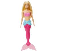 Barbie Fantasía Muñeca Sirena Aleta Rosa con Azul