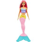Barbie Dreamtopia - MATTEL - Poupée sirène cheveux roses et tenue multicolore - Jouet pour enfant