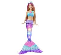 Barbie Dreamtopia - Poupée Sirène Lumières Scintillantes - Poupée Mannequin - 3 ans et +