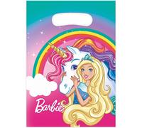 Barbie Dreamtopia - Sacs de fête en plastique Lot de 8 SG38815 (taille unique) (Coloré)