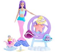Barbie Dreamtopia Sirène Poupée 30Cm Playset Roue Marine Mattel HLC30