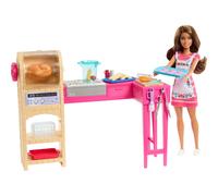 Barbie et Teresa pour l'amiti Teresa Fashion Doll & Kitchen Playset avec plus de 20 accessoires, y compris les cookies de changement de couleur