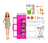 Barbie Coffret de jeu Dreamtopia Garde-manger plus de 30 accessoires mixte