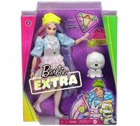 Barbie Extra Doll #2 in Shimmery Look with Pet Puppy