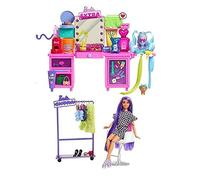 Barbie - Barbie Extra et Studio de Mode - Accessoires Poupée Mannequin - Dès 3 ans