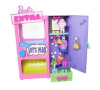 BARBIE EXTRA COFFRET DRESSING EXTRA AVEC 20 ÉLÉMENTS DE JEU DONT 1 CAN