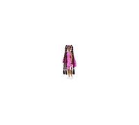 Barbie Extra Poupée n° 14 aux Cheveux Bruns Courbés avec Accessoires Mattel Rose Rose G