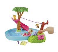 Barbie Famille Chelsea Coffret La Rivière De La Jungle Mattel Gtm85