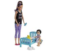 Coffret Barbie Babysitter Heure du dodo Modèle aléatoire