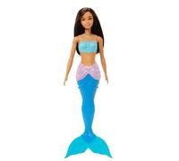 Barbie Fantasía Muñeca Sirena Aleta Azul con Lila