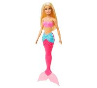 Barbie Poupée Dreamtopia G – Sirène, nageoire rose et bleue