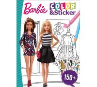 Barbie - fashion color and sticker - Collectif - Book'n App - broché - Document jeunesse
