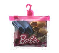 Barbie Fashion Pack - GXJ02 - Lot de 4 Paires de Chaussures pour poupée Ken