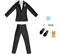 Barbie Fashion Pack Ken - HJT38 - Ensemble tenue de vêtements de mariage pour poupée Ken - Un smoking + chaussures habillées et des lunettes de soleil https://www.fnac.com/mp48229579/Barbie-Fashion-Pack-Ken-HJT38-Ensemble-tenue-de-vetements-de-mariage-pour-poupee-Ken-Un-smoking-chaussures-habillees-et-des-lunettes-de-soleil/w-4?oref=f94d375b-ba19-2006-feb0-834f176d958f