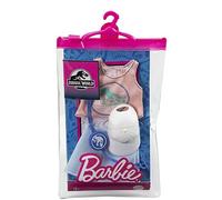 Barbie Fashion Pack thème Jurassic World - GRD46 - Ensemble vêtements Short, Haut Top, Casquette, Bracelet