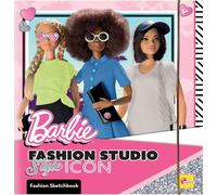 Barbie Fashion Studio Style Sketchbook Icon 12839 + 8 Stylos, Feuille De Motifs, Autocollants