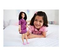 BARBIE - Fashionista Robe Carreaux - Poupée - 3 ans et + Rose G