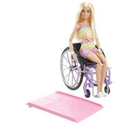 Barbie Fashionistas 194 Blonde Avec Fauteuil Roulant - Coffret Poupée Mannequin - 3 Ans et +