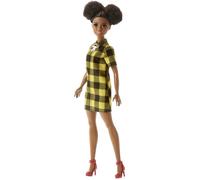 BARBIE - Fashionistas 80 - Robe Carreaux Jaunes - Petite