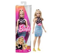 Poupée Barbie Fashionistas - Blonde - Morphologie Ronde - Tenue Girl Power