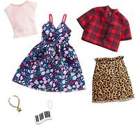 ensemble robe jupe poupée ado et robe à fleurs 2 pièces