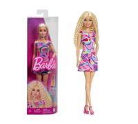 Barbie-Fashionistas-Poupée blonde avec tenue et accessoires HRH20
