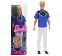 Barbie®-Fashionistas-Poupée Ken blond look western HRH25