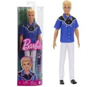 Barbie-Fashionistas-Poupée Ken blond look western HRH25