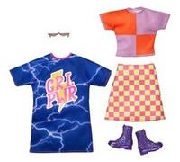 Barbie Fashions Tenues 2 Pièces pour Poupée et 2 Accessoires Mattel Multicolore Multicolore G