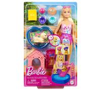 Barbie Fête De Piscine Pour Chiens - Poupée Avec Chiens Et Accessoires