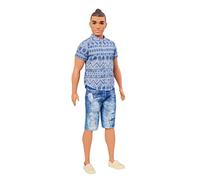 Barbie - FNJ38 - Poupée - Ken Fashionistas - Denim Aztèque