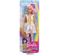 Barbie FXT03 Dreamtopia Poupée Thème Bonbons Avec Cheveux Et Ailes Roses