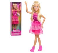 Barbie Grande poupée Mannequin 71 cm, Blonde, Robe et Chaussures Amovibles