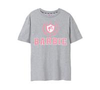 Barbie Gris Collegiate Logo T-shirt à manches courtes Femme