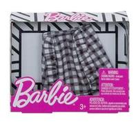 Barbie - Habit Pour Poupee Mannequin - Jupe A Carreau Noir Et Blanc - Vetement - Tenue Robe