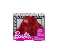 Barbie - Habit Pour Poupee Mannequin - Jupe Brillante Rouge - Vetement - Tenue Robe