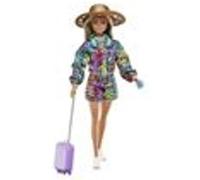 Barbie Holiday Fun Poupée Blonde avec Accessoires Mattel Multicolore Multicolore G