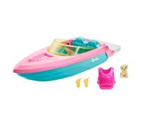 Barbie-Hors-Bord De Barbie-3 Poupées Avec Chiot Et Accessoires