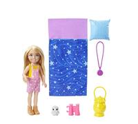 Barbie – Coffret poupée It Takes Two Vive le Camping – Chelsea, accessoires camping dès 3 ans HDF77
