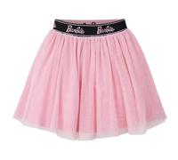 Barbie Jupe Tutu Fille, 2 Couches de Tulle avec Doublure en Coton - Cadeau Fille (Rose, 4-6 Ans)