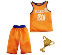 Barbie Ken Carrière Fashion Pack - GRC69 - Short + Débardeur de Joueur de Basket + Trophée - Neuf