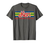 Barbie - Ken est Plus Beau Que jamais Stripes T-Shirt, Homme, Asphalte, 4XL