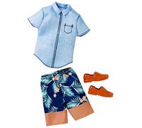 Barbie Ken Fashion Denim Shirt & Shorts