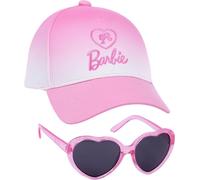 Barbie - Kit casquette de baseball pour fille NS7412 (taille unique) (rose/blanc)