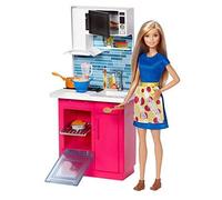 Barbie Kitchen And Doll