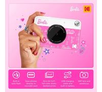 Kodak Appareil photo instantané Printomatic x Barbie 5 MP Zink 2x3 Papier adhésif Style Signature