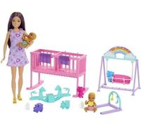 Barbie-La Chambre des Jumeaux-Coffret Skipper, bébés et accessoires HXM99