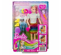 Barbie Léopard Arc-en-Ciel Colour-Change Cheveux Mode Poupée & Accessoires