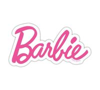 Barbie Logo Classique Pink Autocollant Sticker