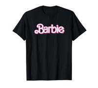 Barbie - Logo rétro rose et blanc T-Shirt